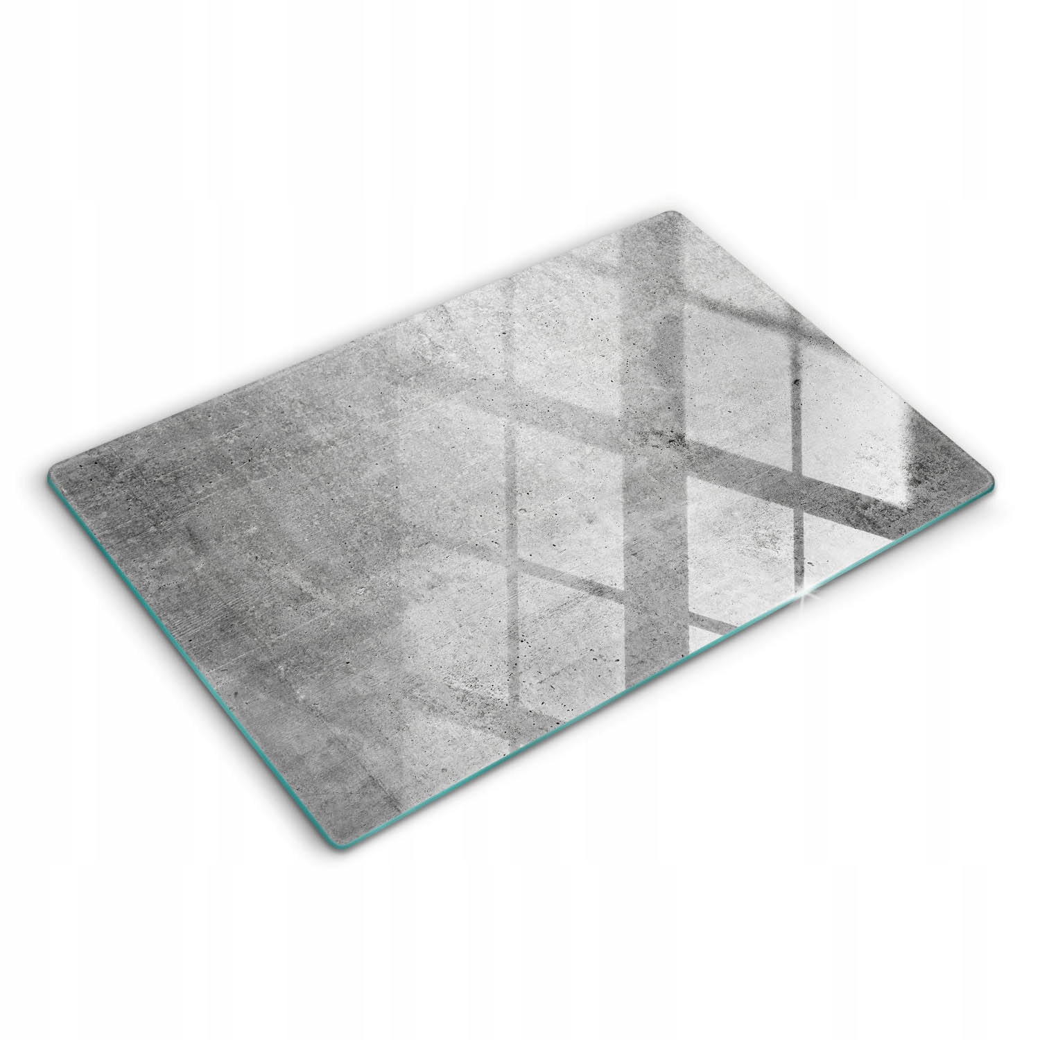 Kuchyňská krájecí deska s krásným potiskem Velká 80x52 cm Textura beton