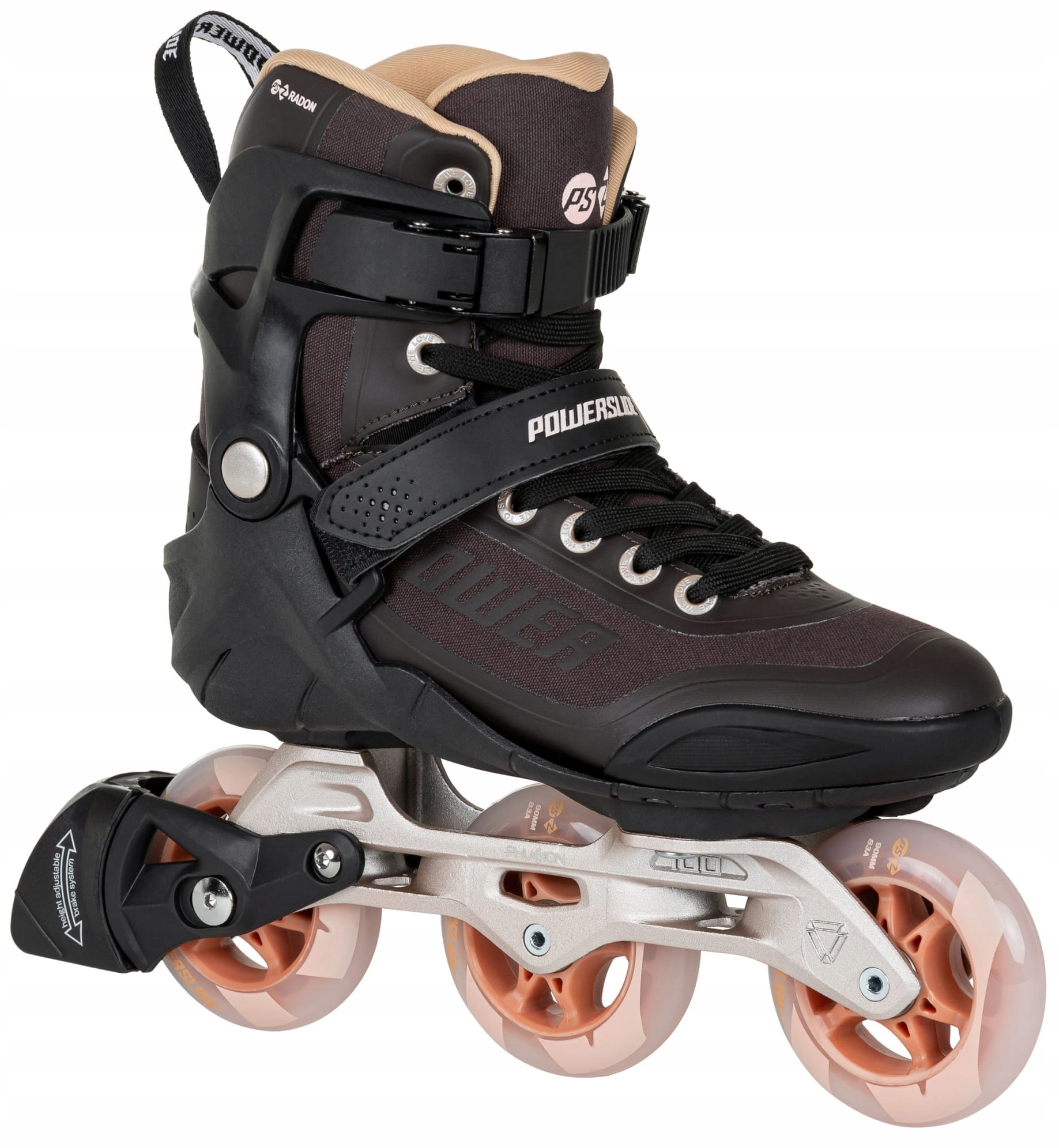 Rolki fitnesowe Powerslide Phuzion Radon 90 bronze 39