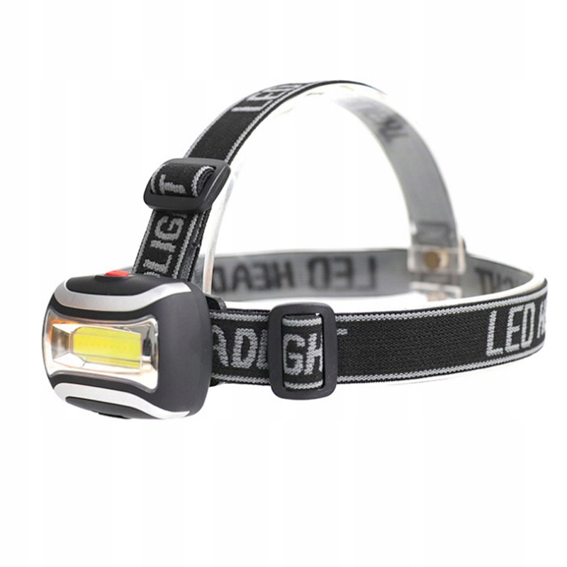 

Latarka Czołowa Led Cob 3W Czołówka Lampka/faktura
