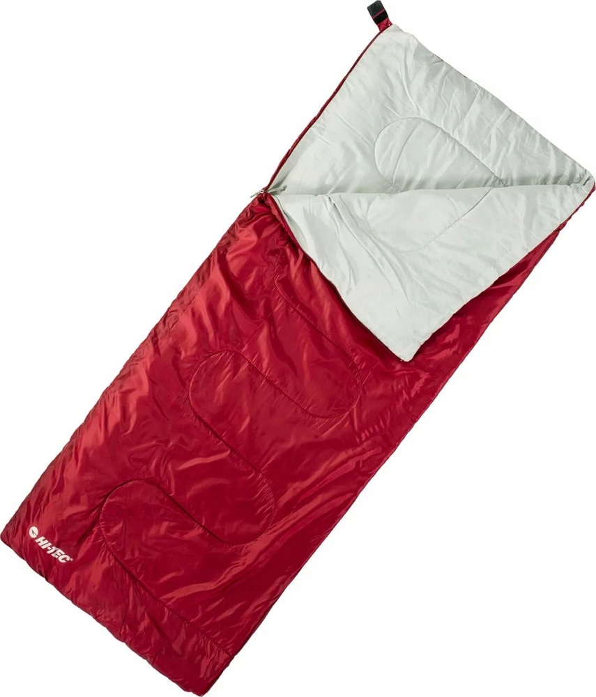 Turistický Spací Pytel Přikrývka Hi-tec Rett II 180X75 CM Červeno-šedá