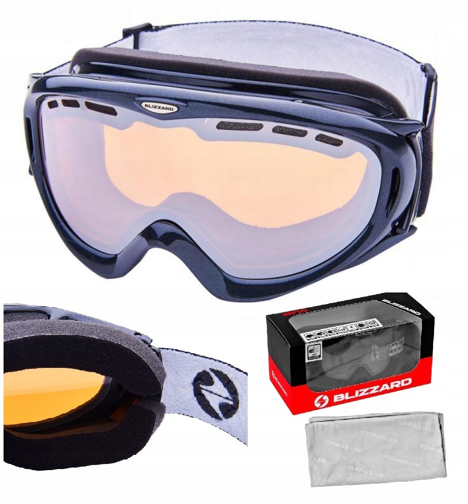 Gogle snowboardowe Blizzard 905 black / mirror S2