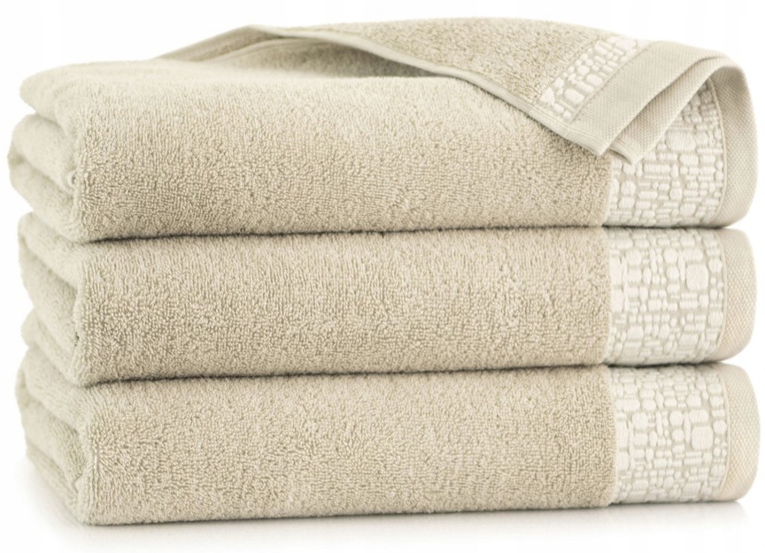 

Zwoltex Ręcznik Elena Beż bawełna Egipska 50x90