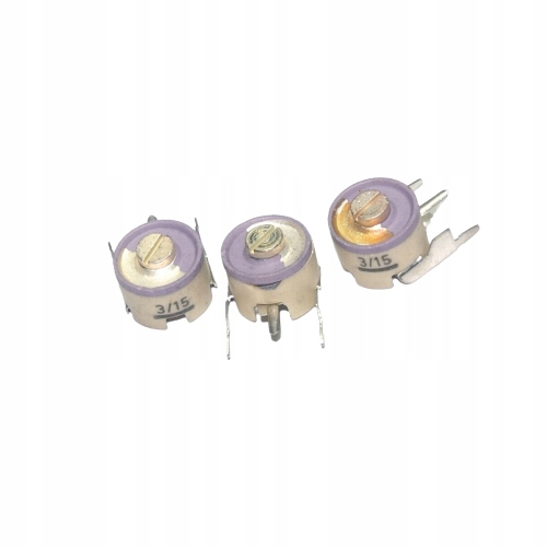 Trymer ceramiczny 3 15pF fi=10mm kondensator zmienny [1 sztuka]