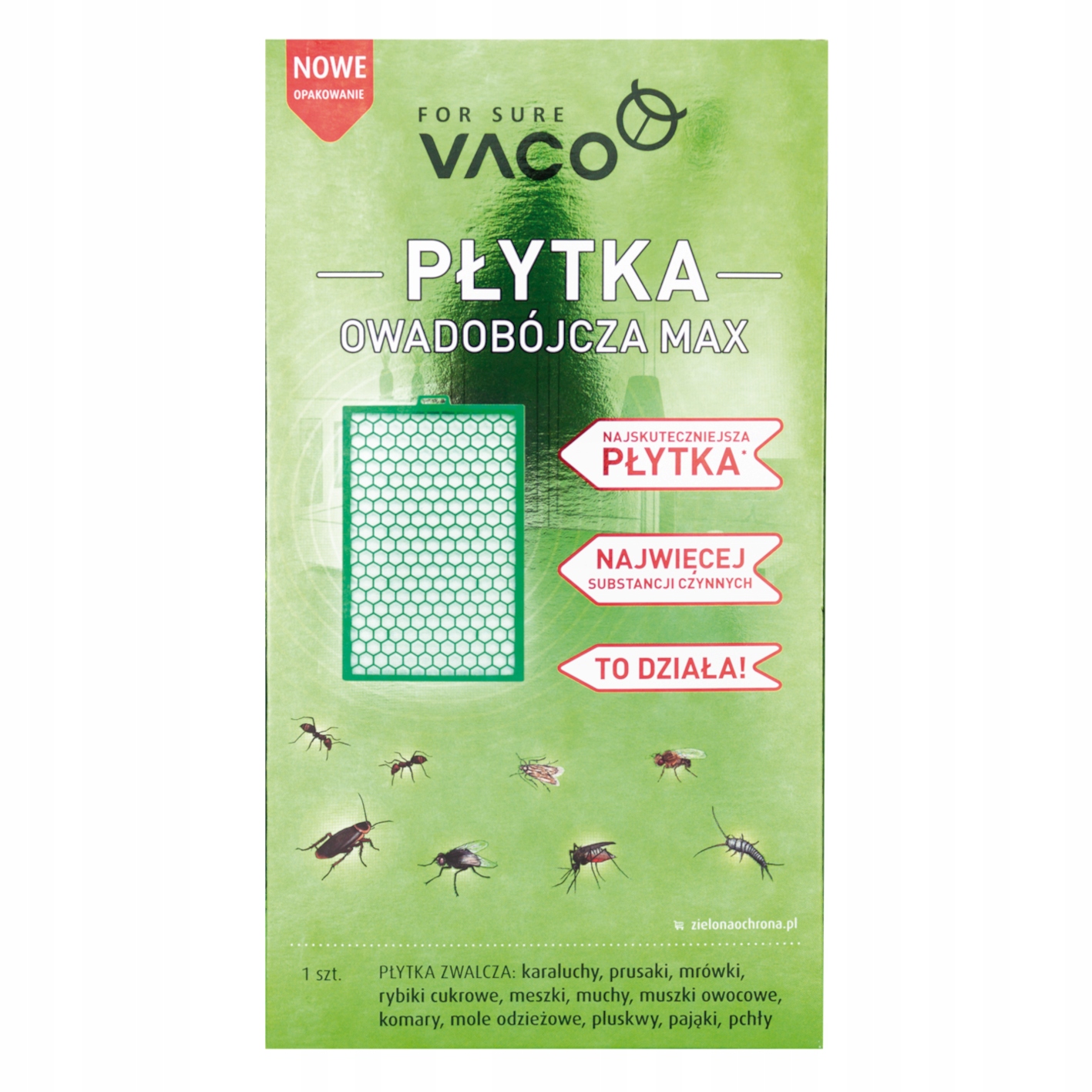 

Vaco Płytka Owadobójcza Max Muchy Mrówki Karaluchy