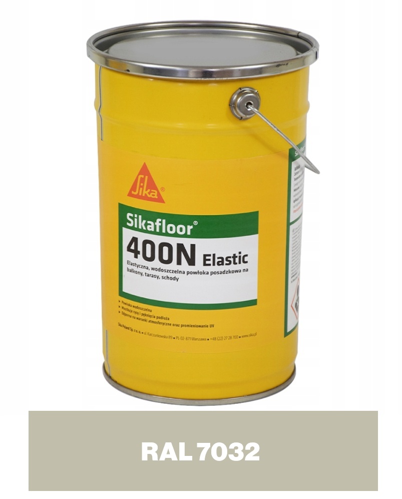 Sikafloor 400N Elastic – polyuretanová, pružná pryskyřice Ral 7032 6 kg