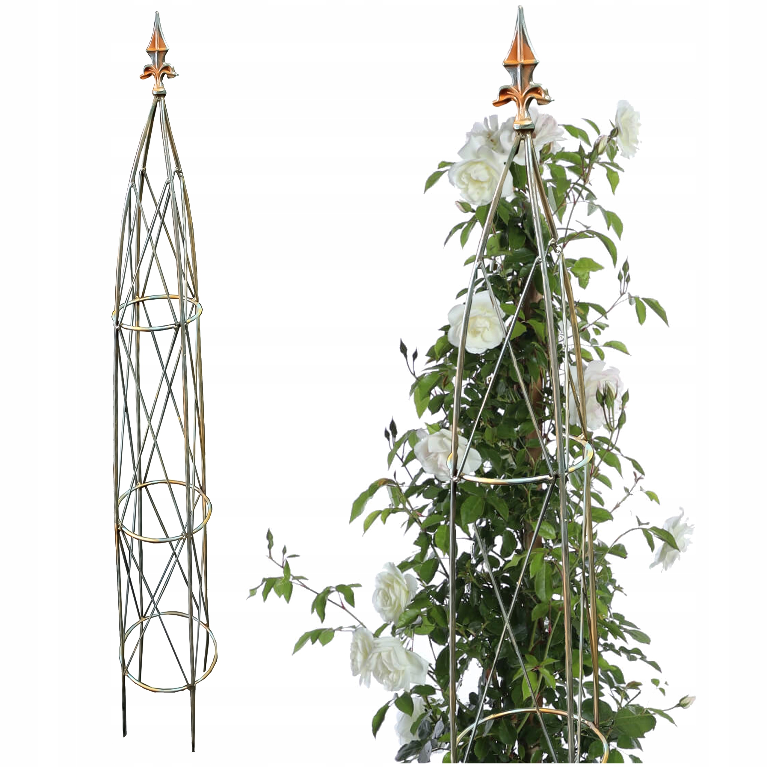 Pergola Zahradní Terasová Ocel Podpěra Pro Květiny Rostlin Držák 150 cm