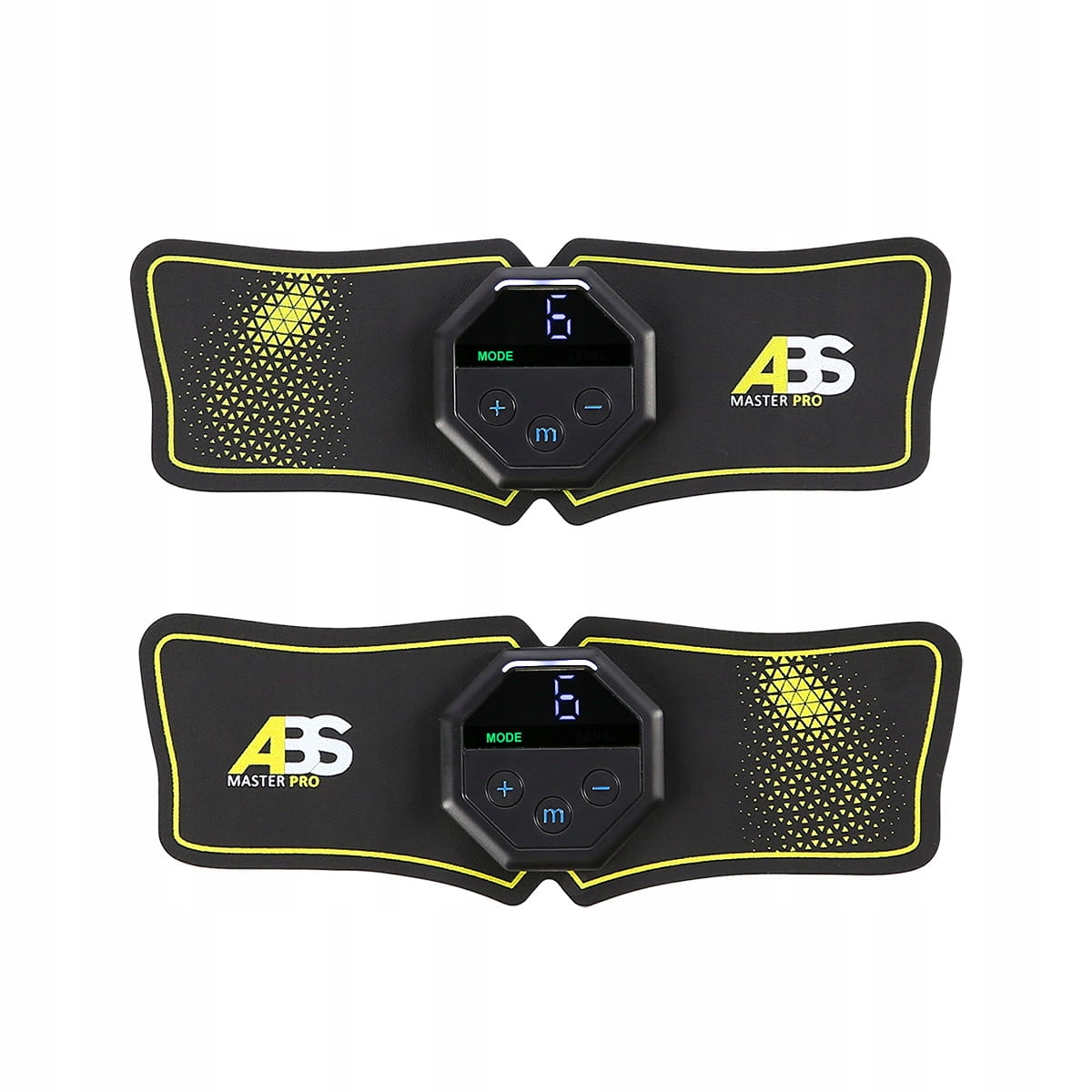 ELEKTROSTYMULATOR MIĘŚNI SUPER ABS MASTER PRO HMS TRENING STYMULATOR Kolor dominujący czarny