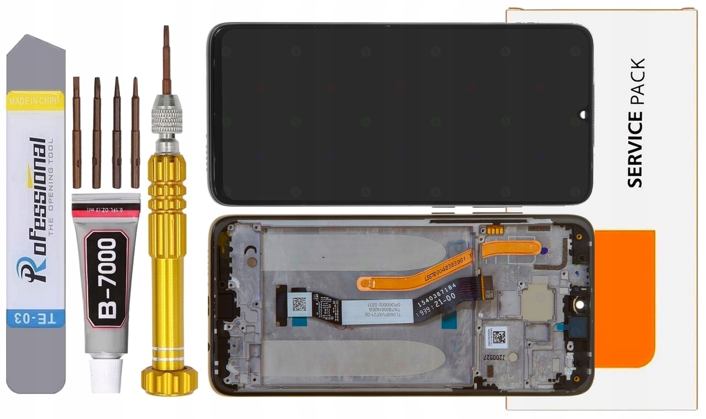 Displej Pro Xiaomi Redmi Note 8 Pro 2-SIM Originál LCD Rámeček