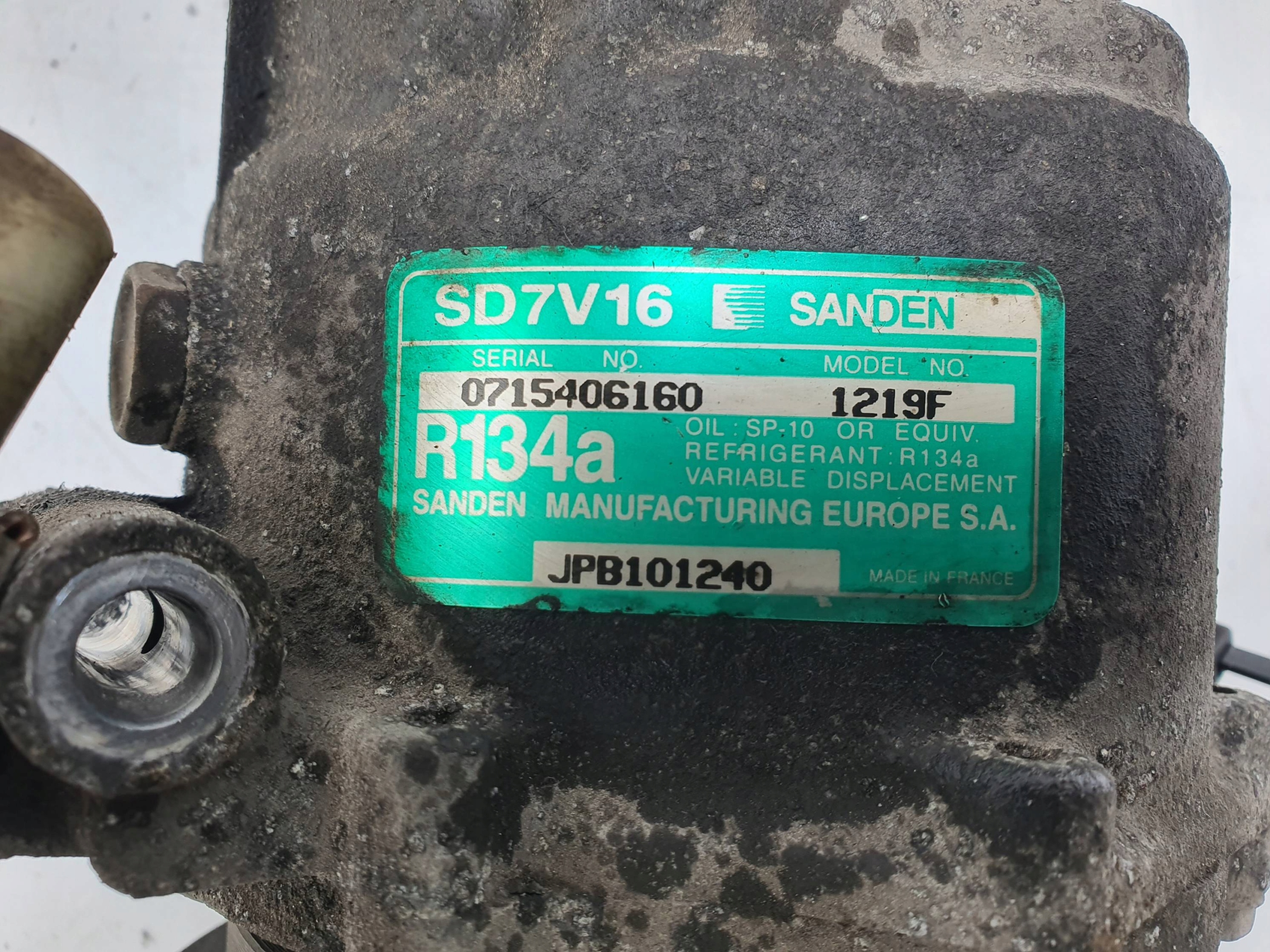klímakompresszor JPB101240 ROVER 214