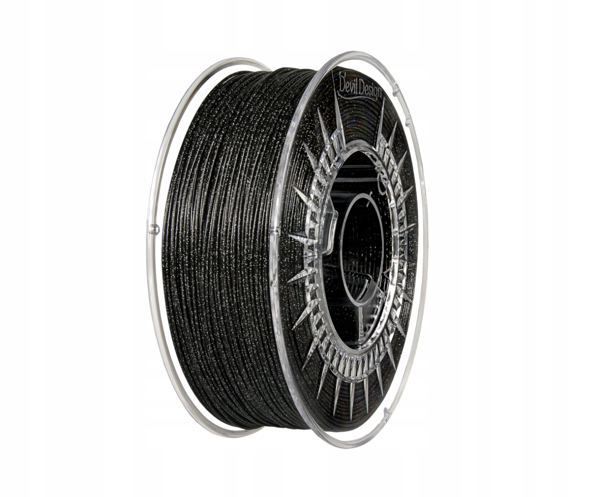 Filament do drukarki 3D Devil Design Pla 1kg 1,75mm Galaktyczna czerń