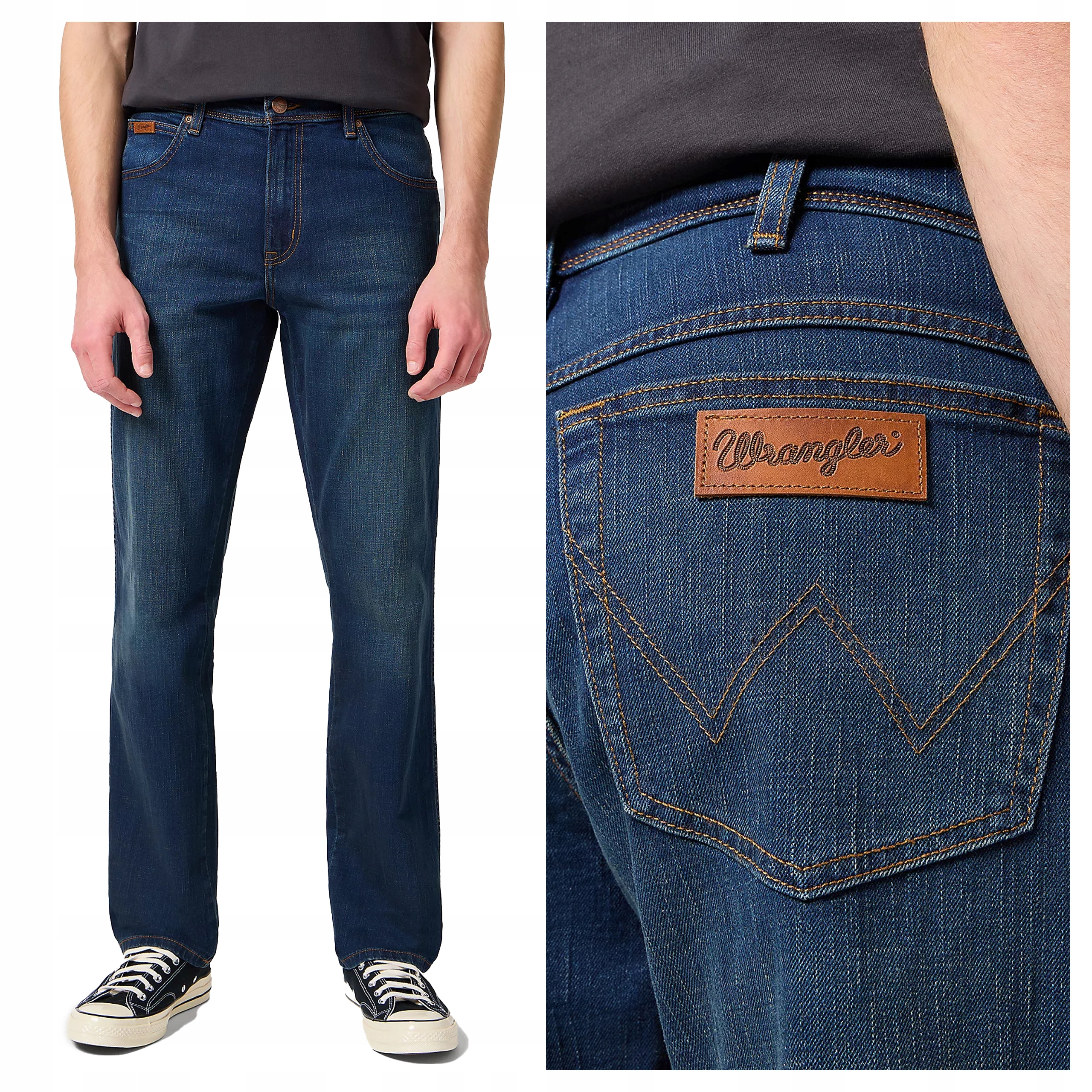 Wrangler Texas pánské džíny rovného střihu bavlněné W36 L34