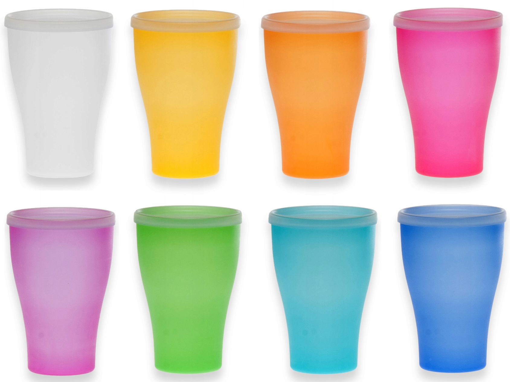 

Kubek plastikowy wielokrotny 500 ml zestaw 8 szt