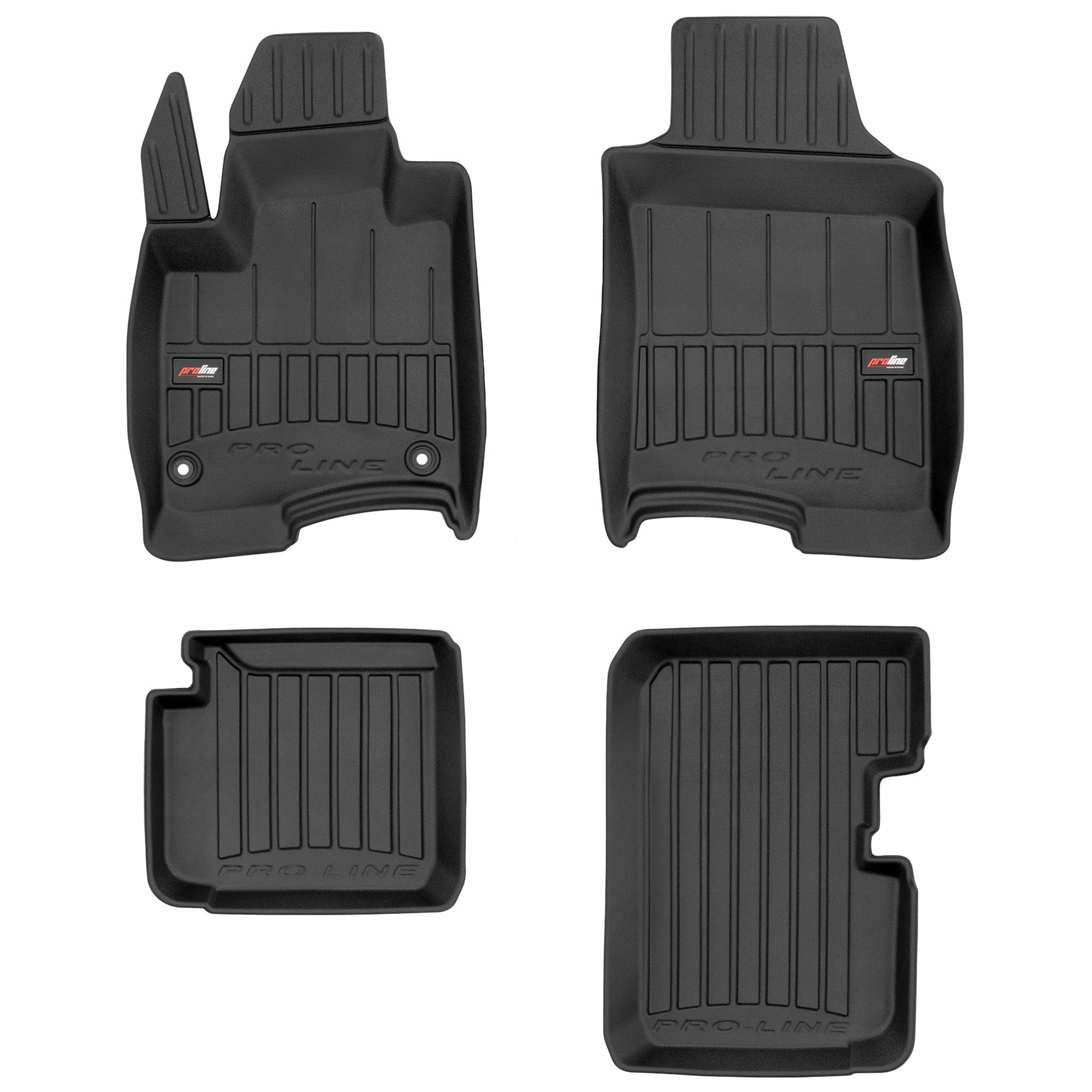 3D gumové koberce Fiat Panda III od roku 2020 Hybrid