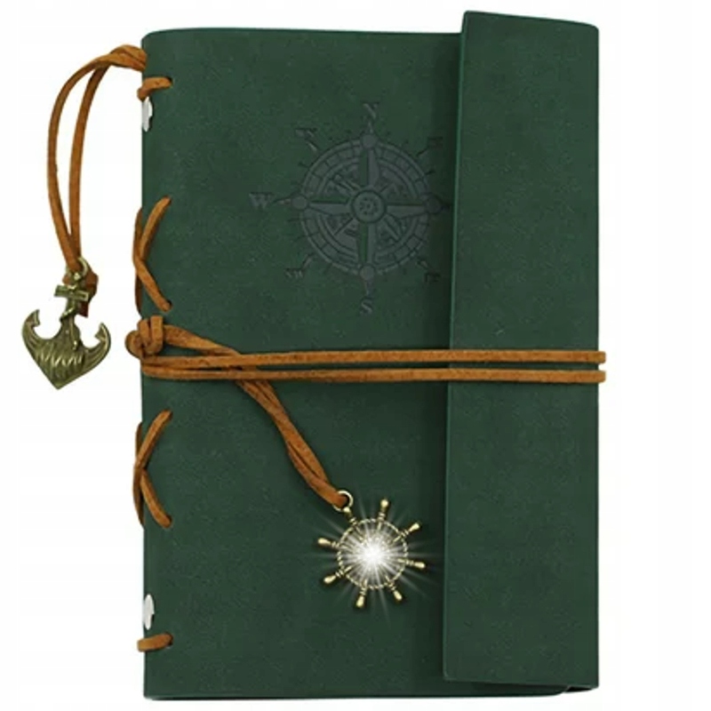 Notes Pamiętnik Dziennik Podróżnika Retro Notatnik