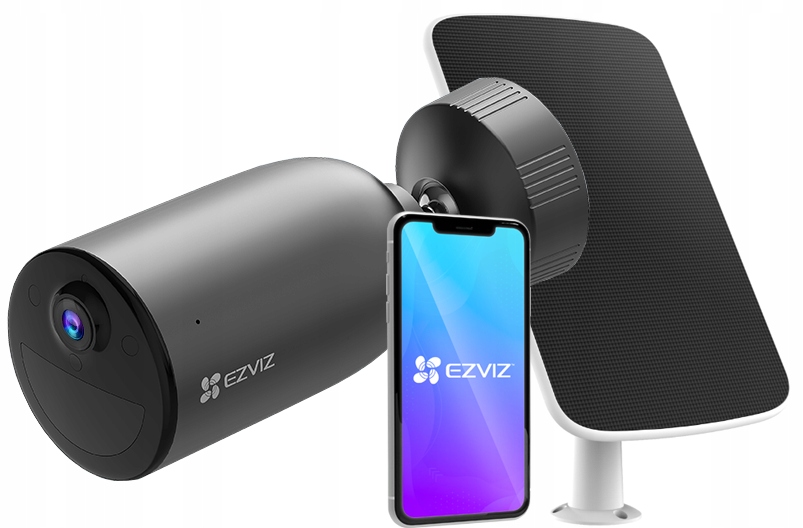 Bezdrôtová WiFi vonkajšia kamera Ezviz EB3 3Mp Audio solárny panel