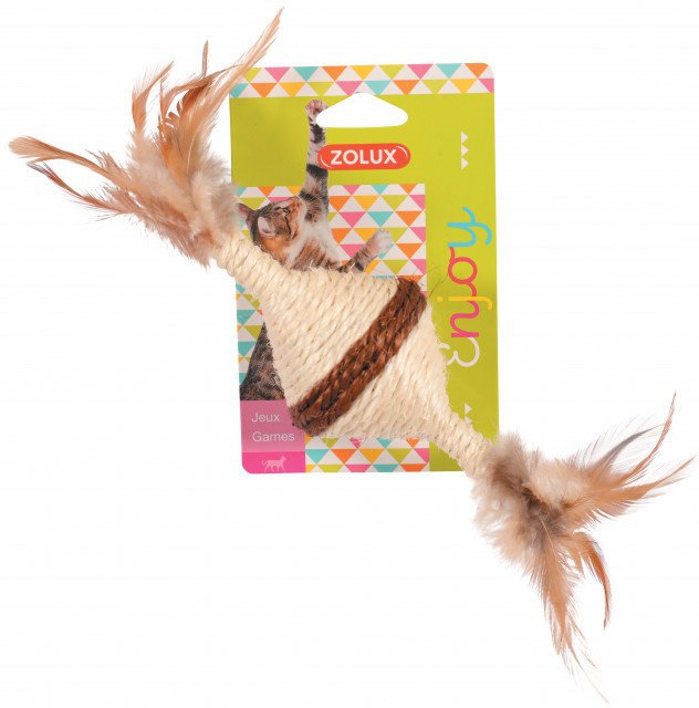 

Zolux Sizal Zabawka z piórkami 1 szt.