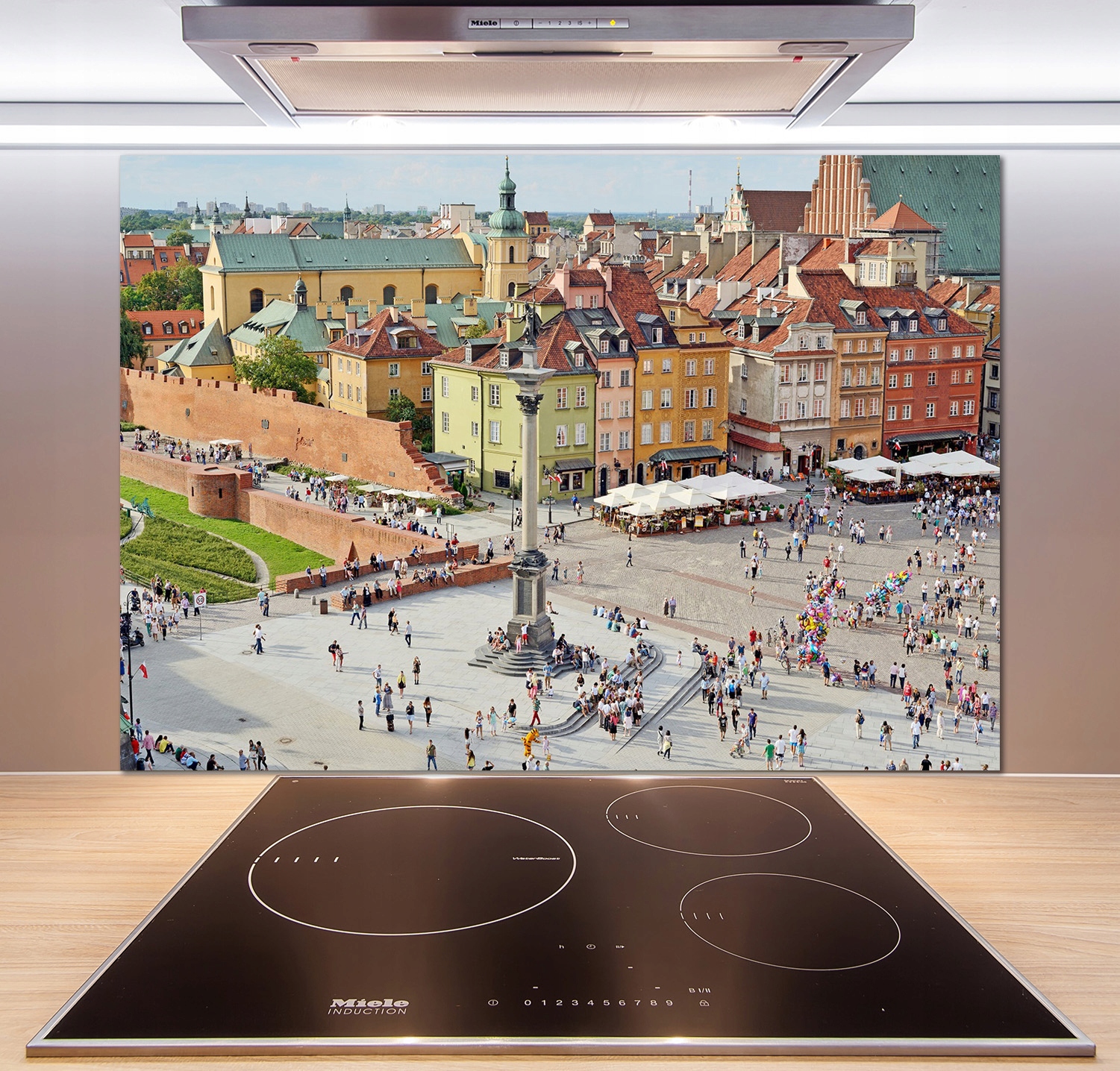 

Panel do kuchni Warszawa Polska 100x70 cm + Klej
