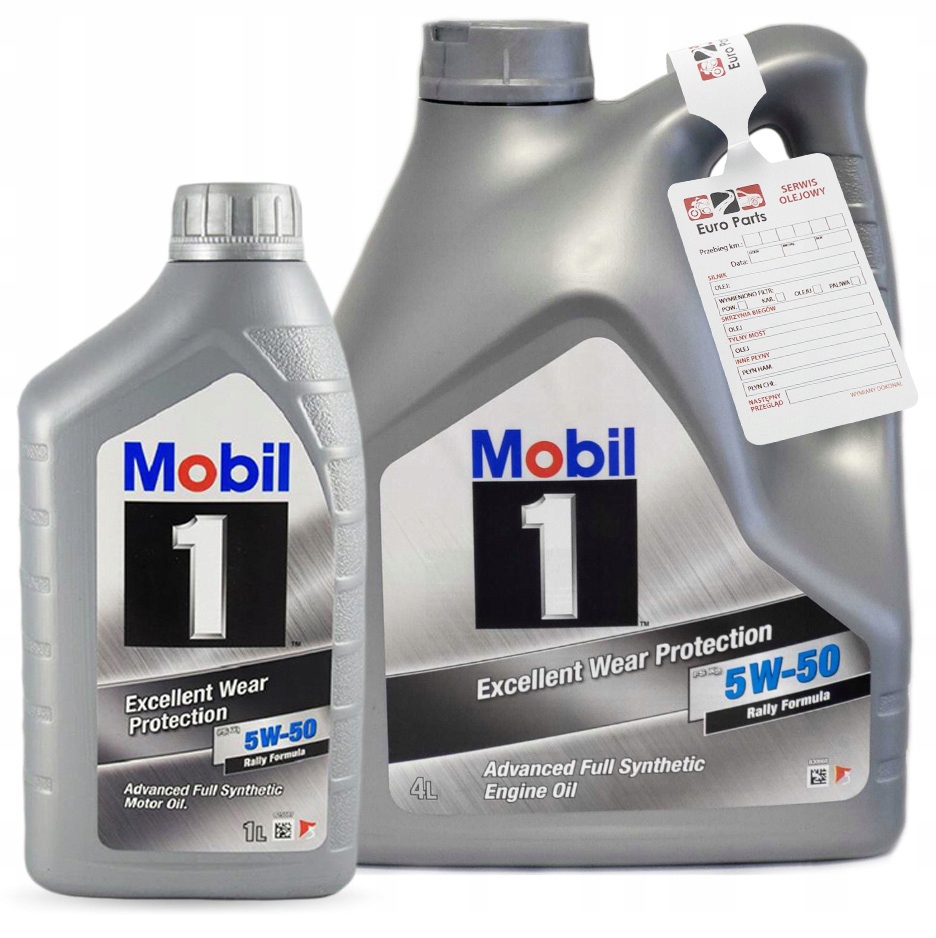OLEJ MOBIL 1 FS X1 5W50 API SN SM SL 4L+1L - 5L 153640 za 227,90 zł z ...