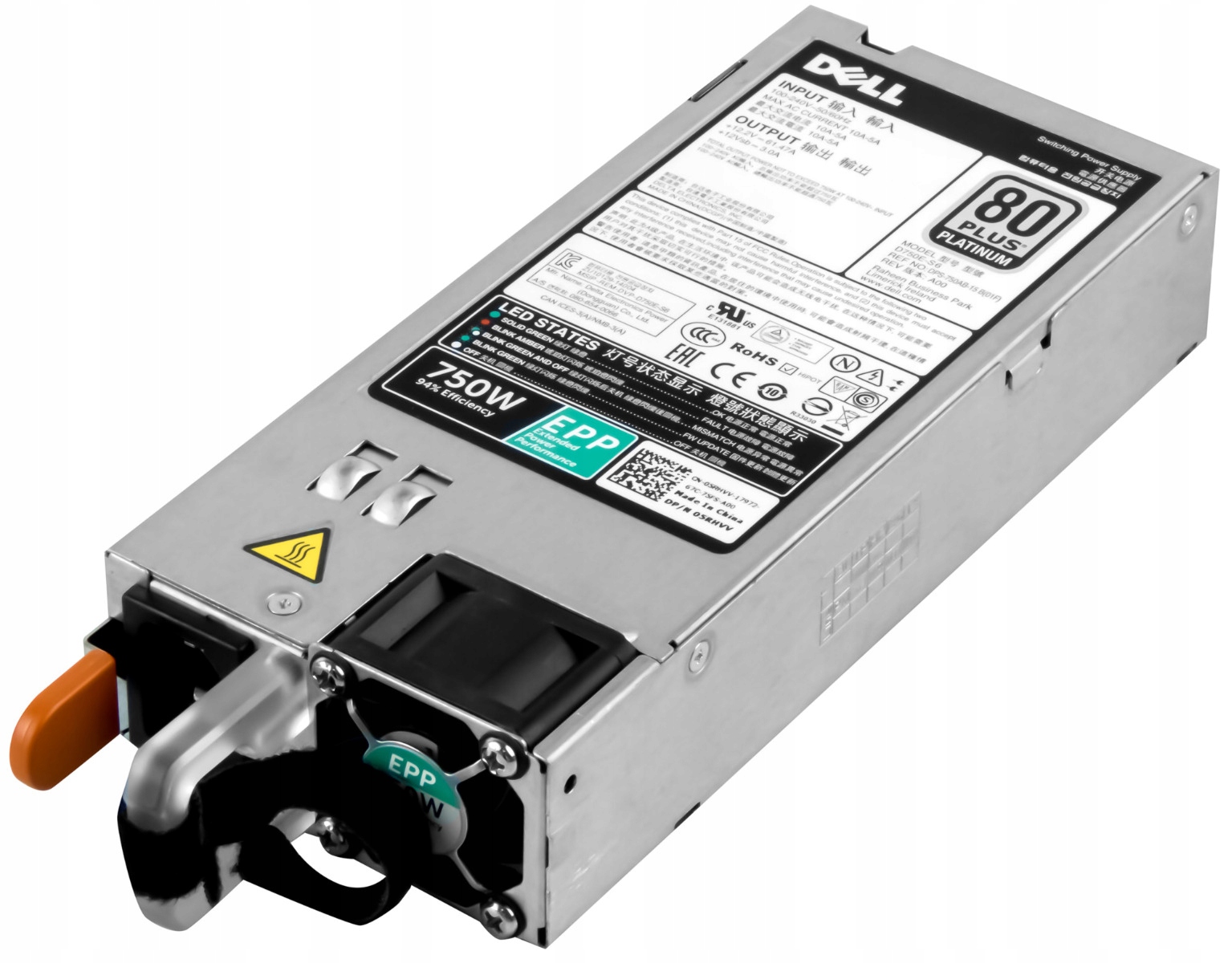 Dell 05RHVV 750W D750E-S6 R730XD R730 R630 T630