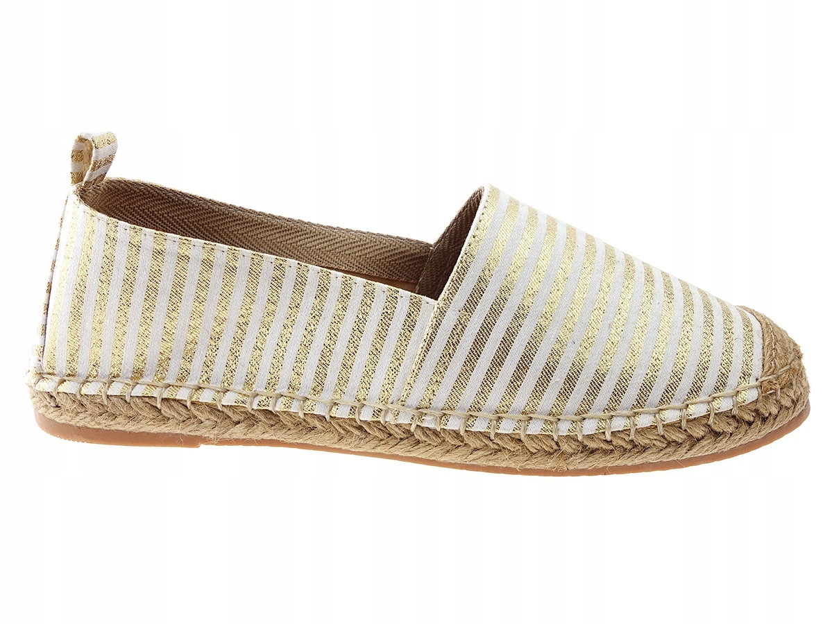 

Venezia espadryle półbuty Best Ktn Gold złote 38