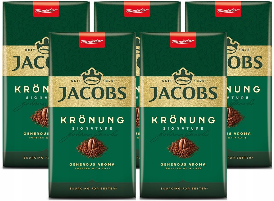 Kawa mielona Jacobs Kronung 500 g x5