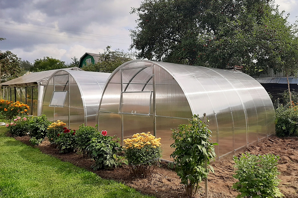 Szklarnia Tunel Botanic Optima Luks 3x4 POLIWĘGLAN Długość 4 m