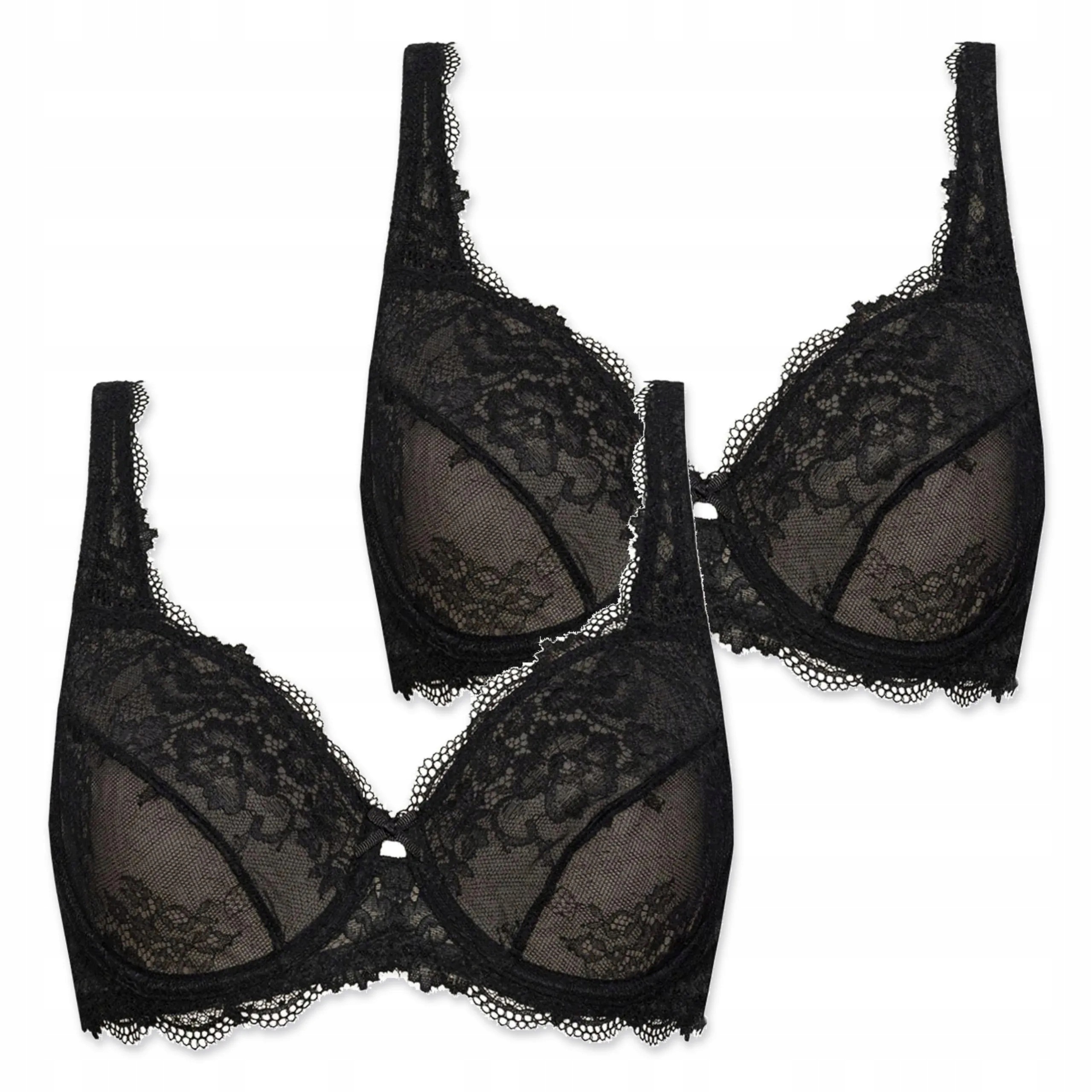 2x Podprsenka Sielei Wonder Lace 2442 černá 90C