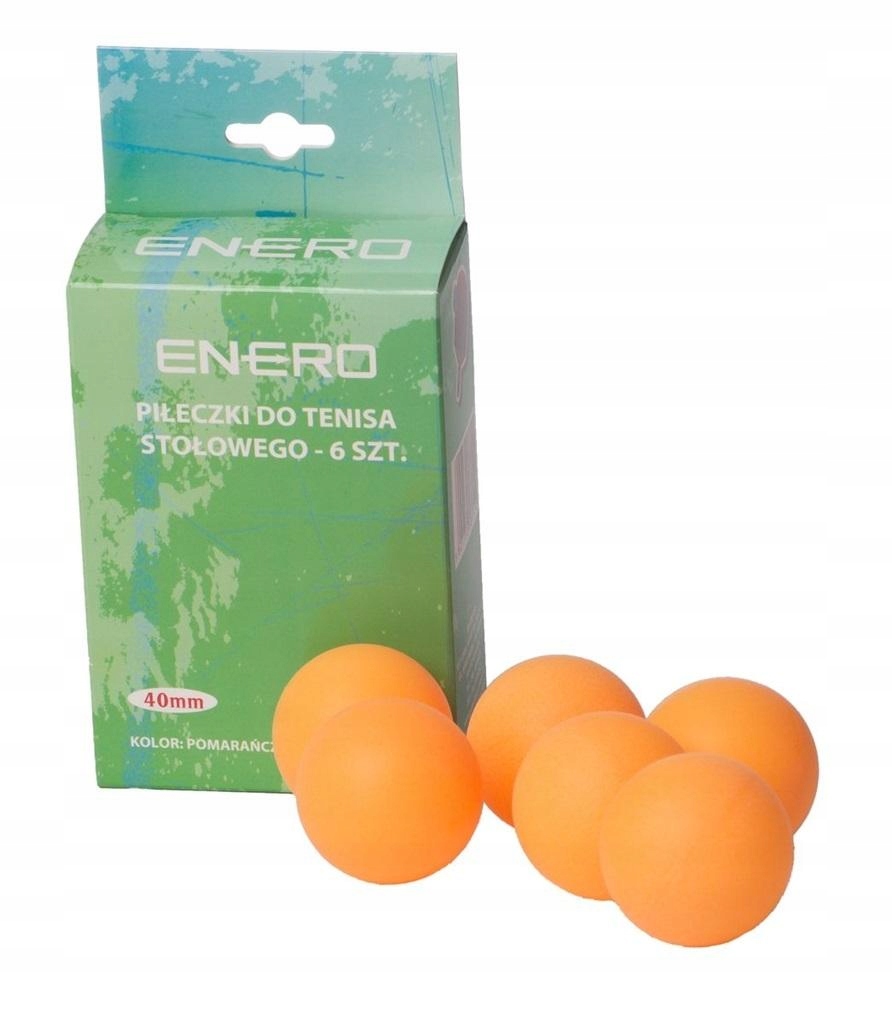 PIŁECZKA DO TENISA STOŁOWEGO POMARAŃCZOWA 6 SZTUK