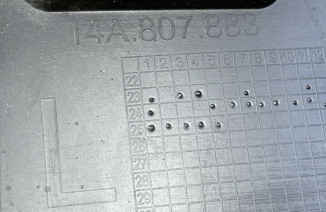 VW ID.7 2023- Support Support plaque Pare choc Avant Gauche 14A807883