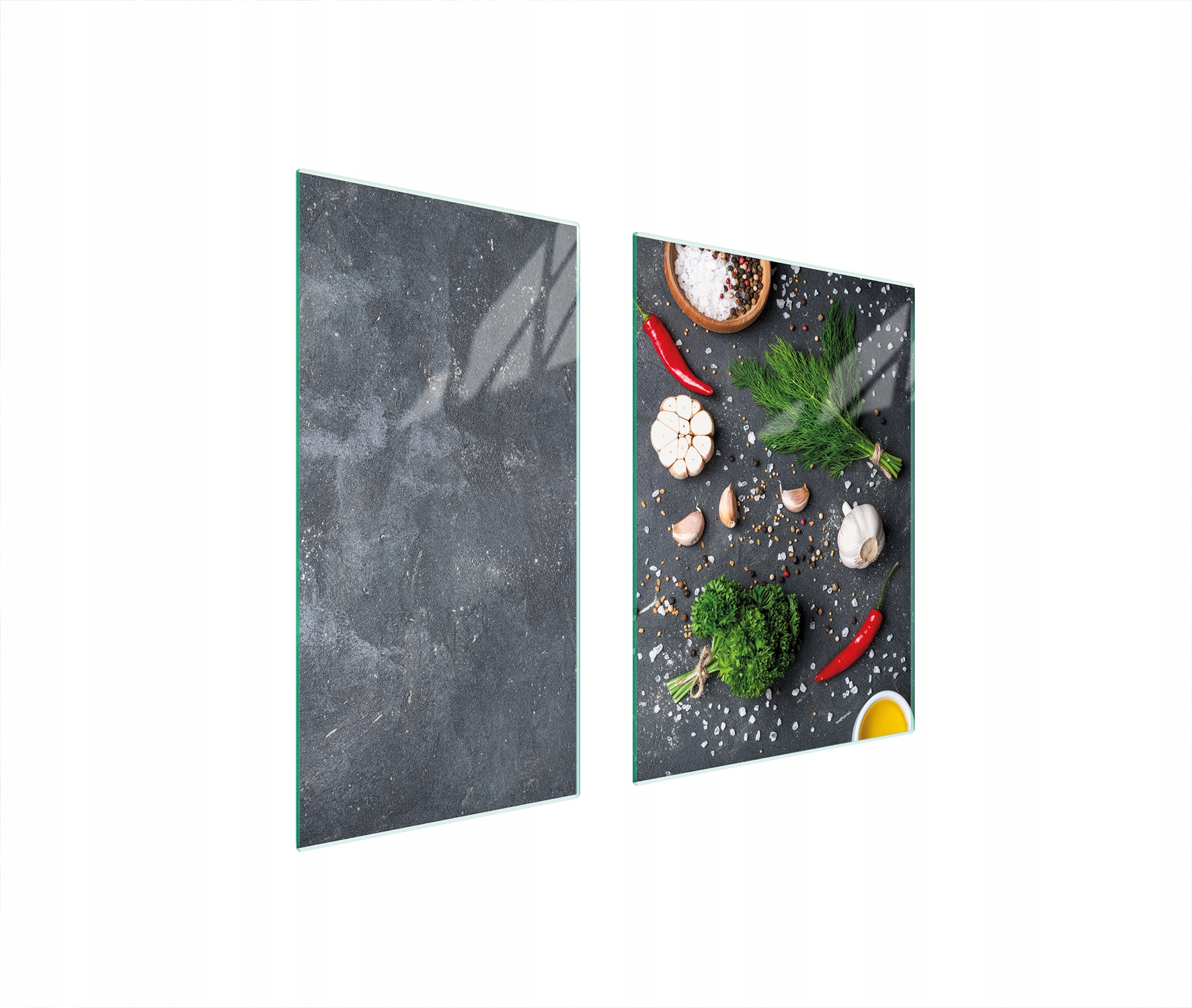 Skleněná Ochranná Deska 75x52 Břidlice Tvrzené Sklo