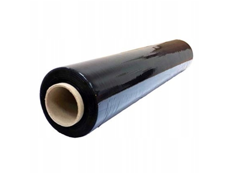 Mocna folia STRETCH|50 cm| 2,5 kg |23 mic | Czarny|do paletowania