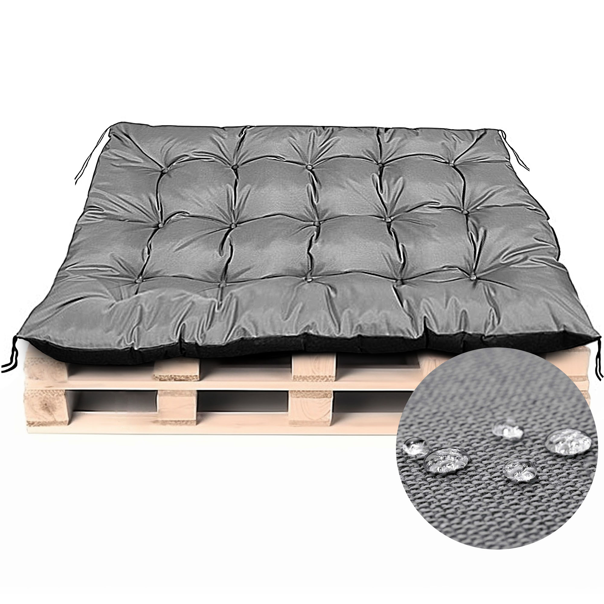 Polštář na nábytek s paletou, houpačkou, 120 x 80 cm