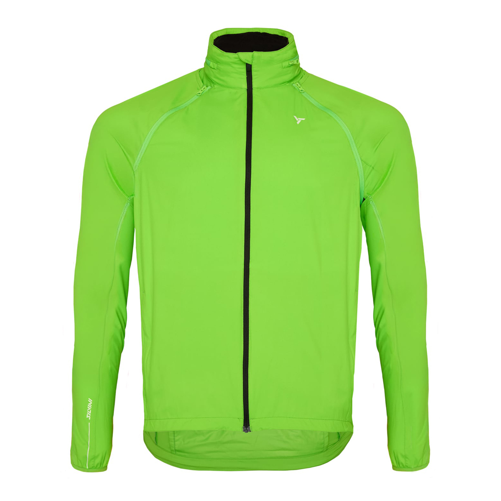 Pánská cyklistická bunda Silvini Vetta Men Limetková, velikost M