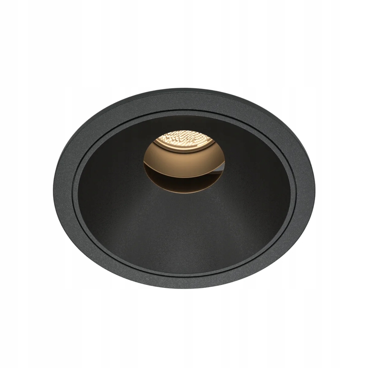 Zapustené svietidlo očko okrúhle moderné kužeľovité čierne Led 8 cm Maytoni