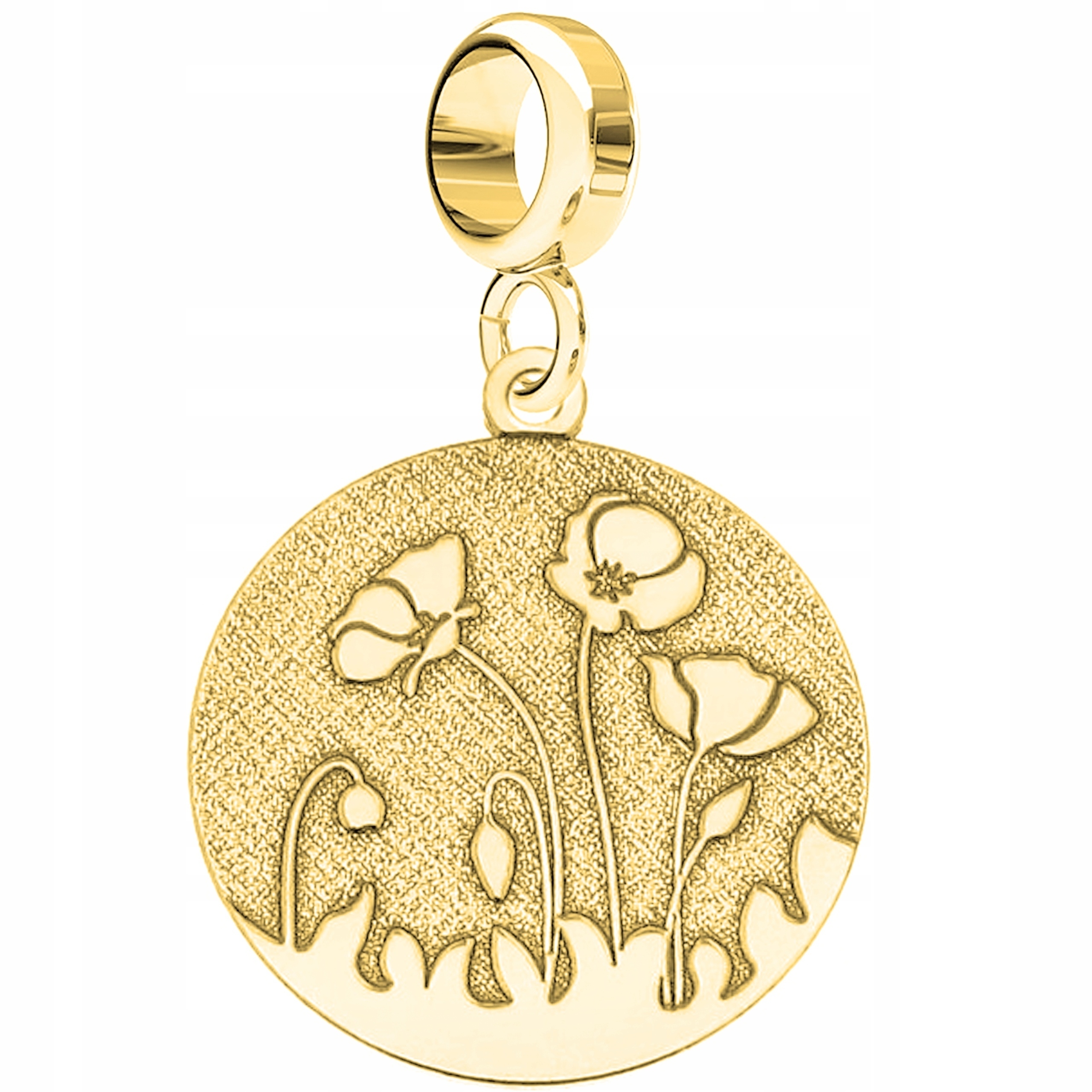 Zlatý závěsný přívěsek Maki stříbro 925