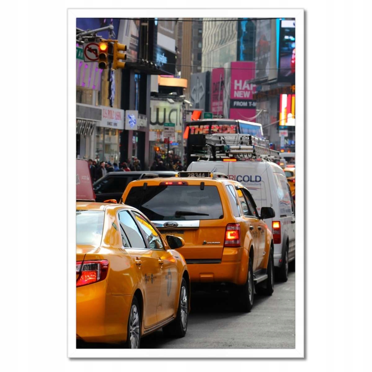 Plakáty v rámu 40x60 Taxi z New Yorku