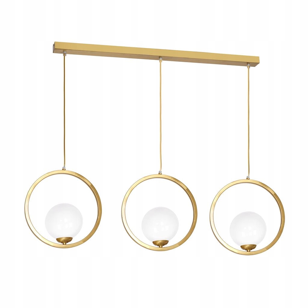 Luster Milagro Vienna 3x40W E14 bielo-zlatý, nastaviteľná výška