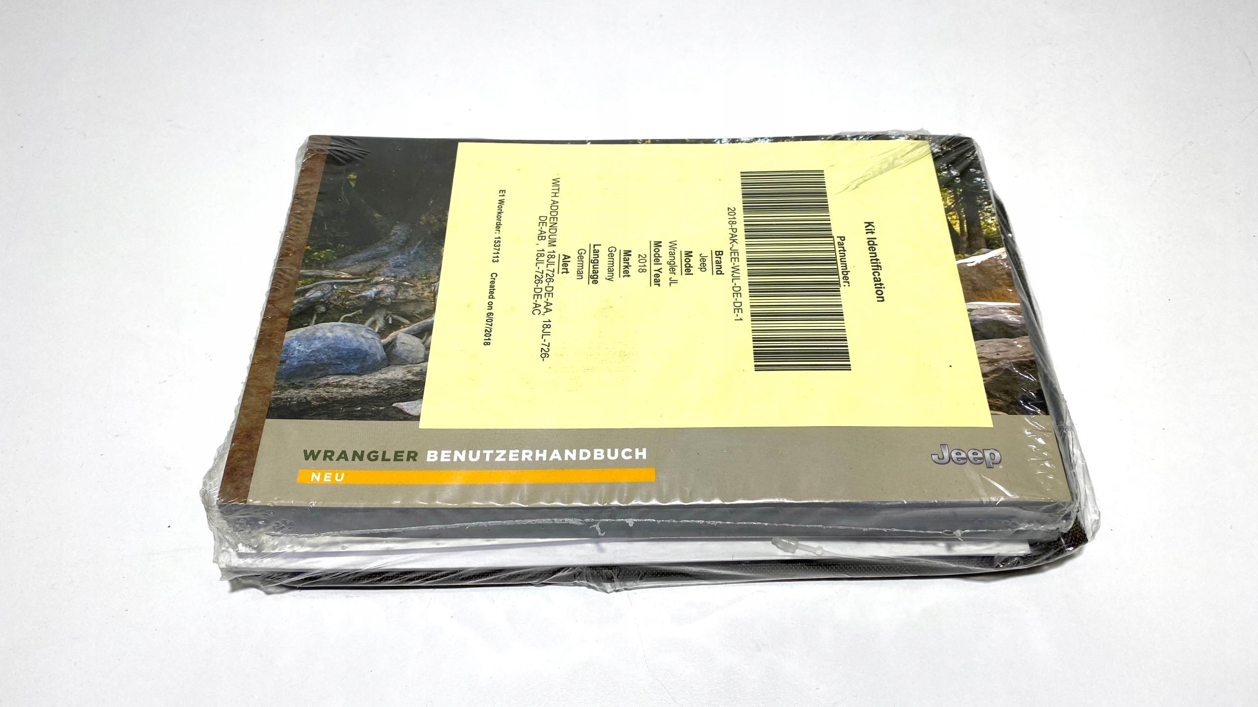 Servisná Kniha Jeep Wrangler Jl