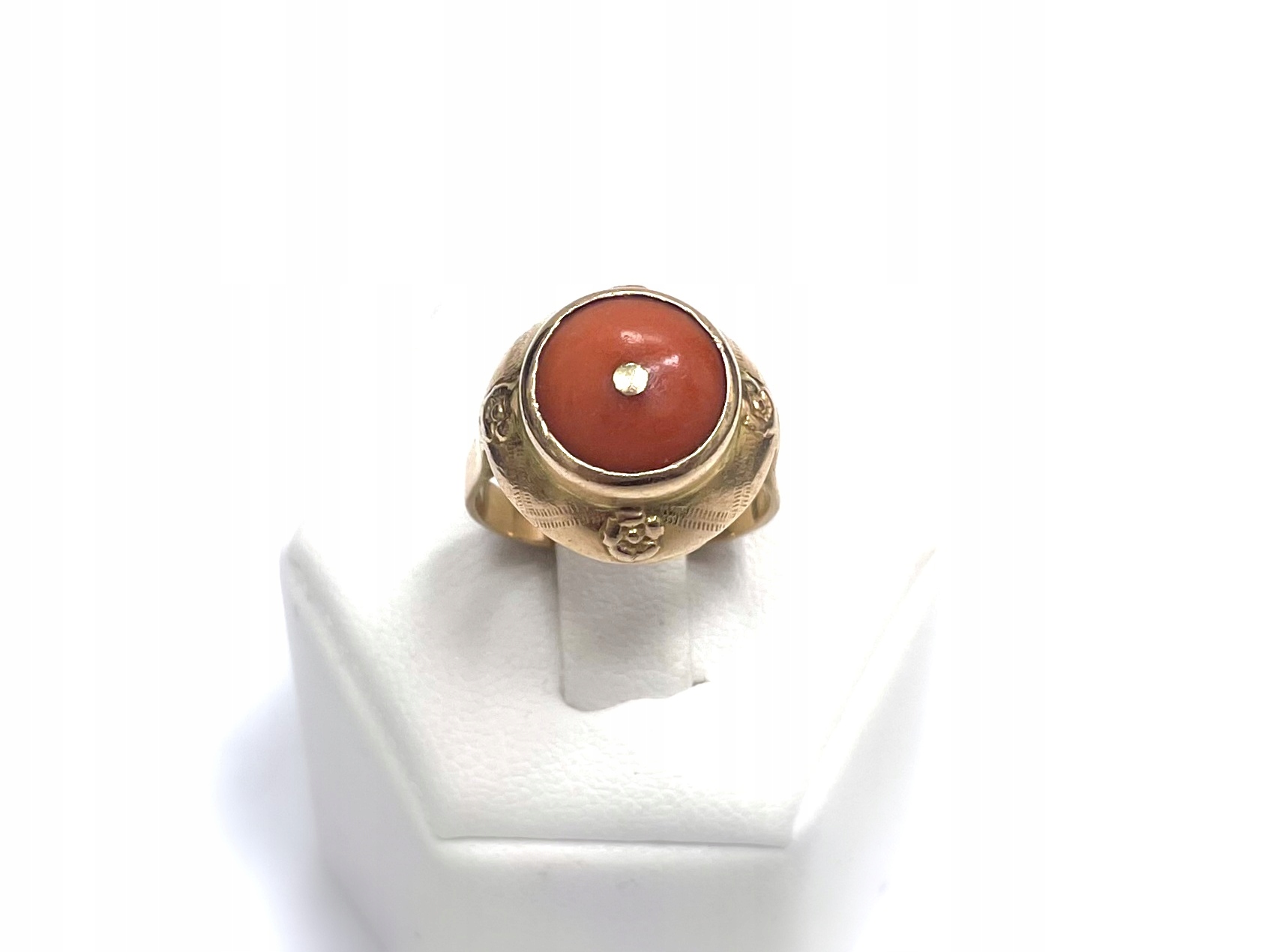 Pierścionek z koralem 585 5,98g interLOMBARD Marka Inna marka