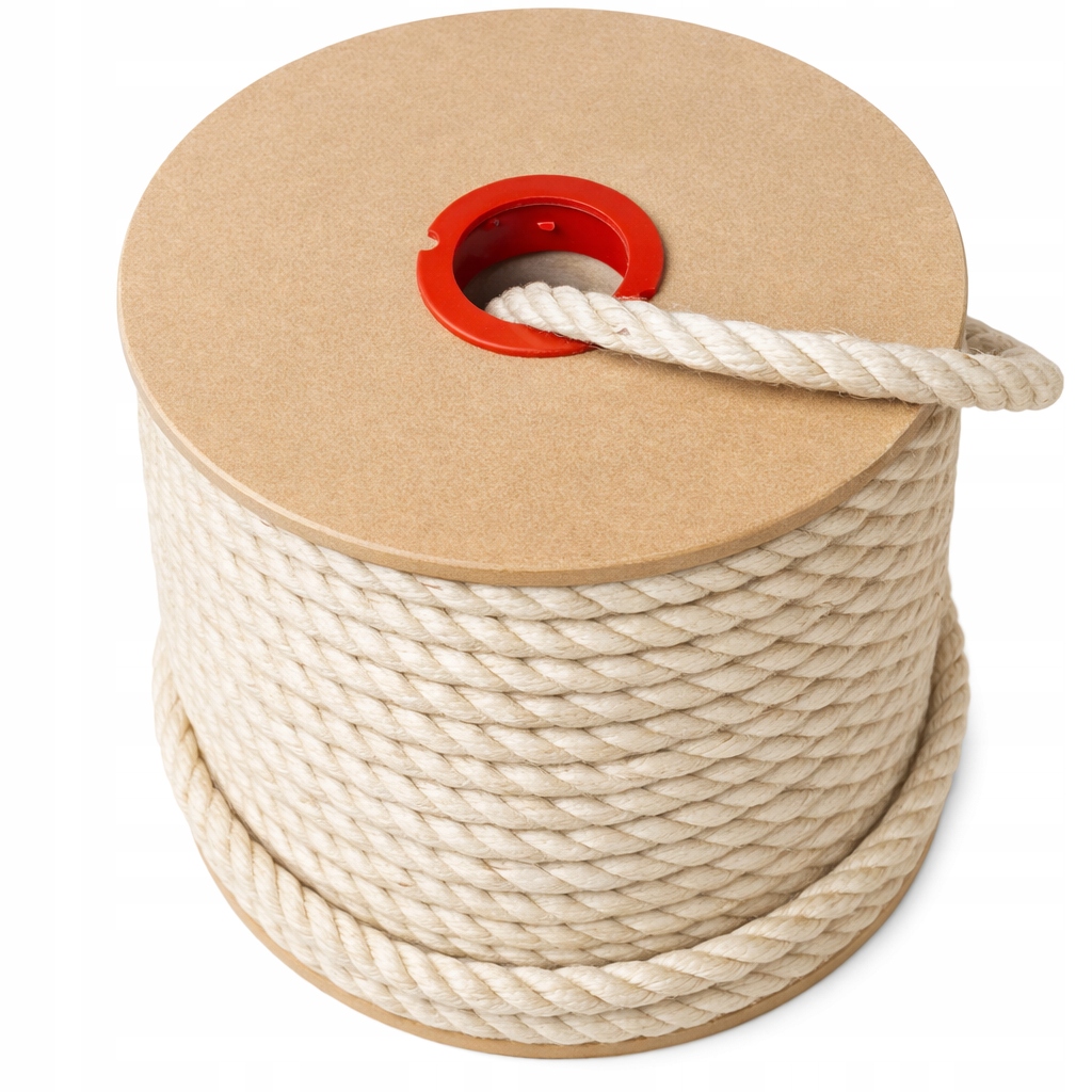 Sisalová Linka Šňůra Sisal 10 mm 220 m na škrabadlo, do zahrady
