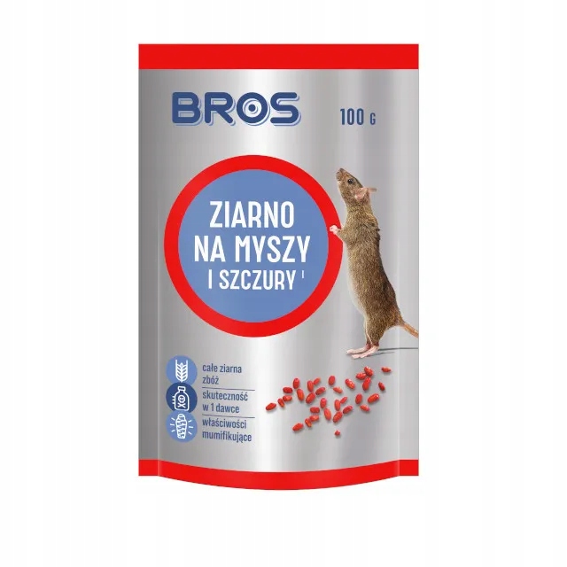 

Bros Ziarno na myszy i szczury, 100 g