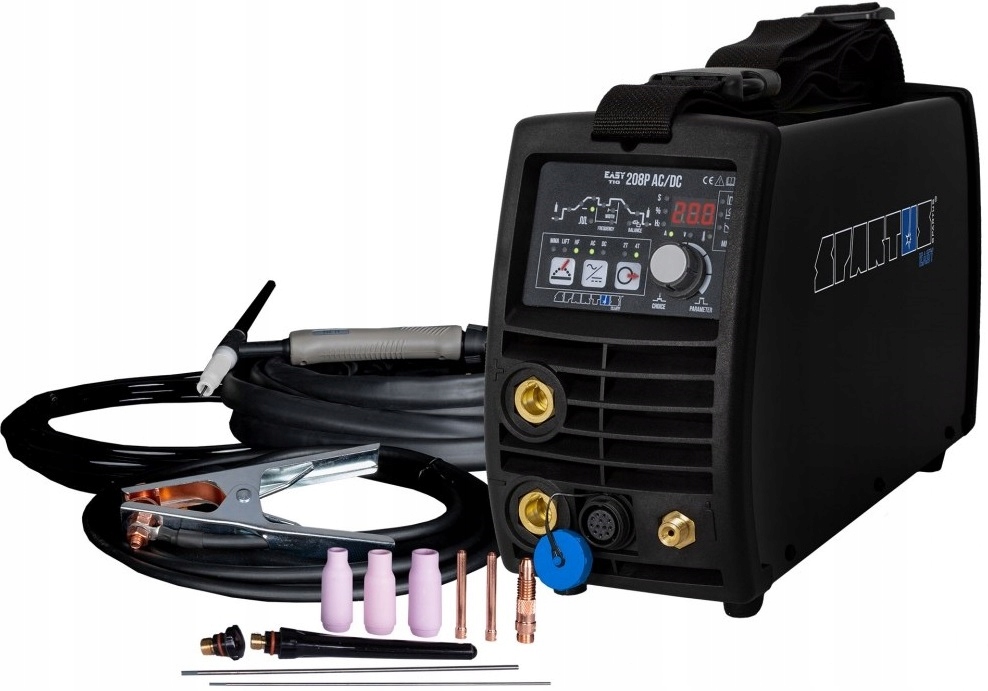 Spawarka inwertorowa Tig do spawania aluminium Spartus EasyTIG 208P Ac/dc