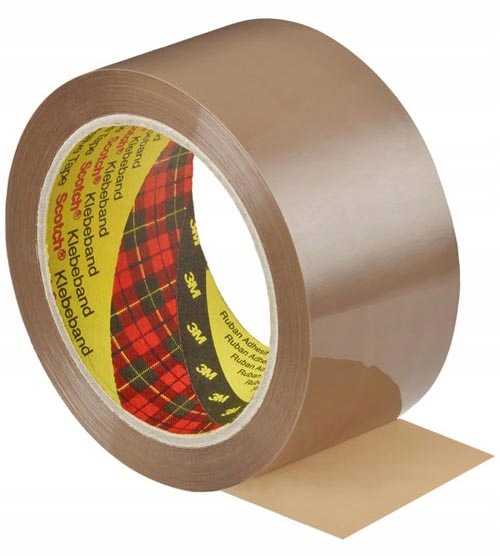

Taśma pakowa brązowa kauczuk Scotch 371 50/66