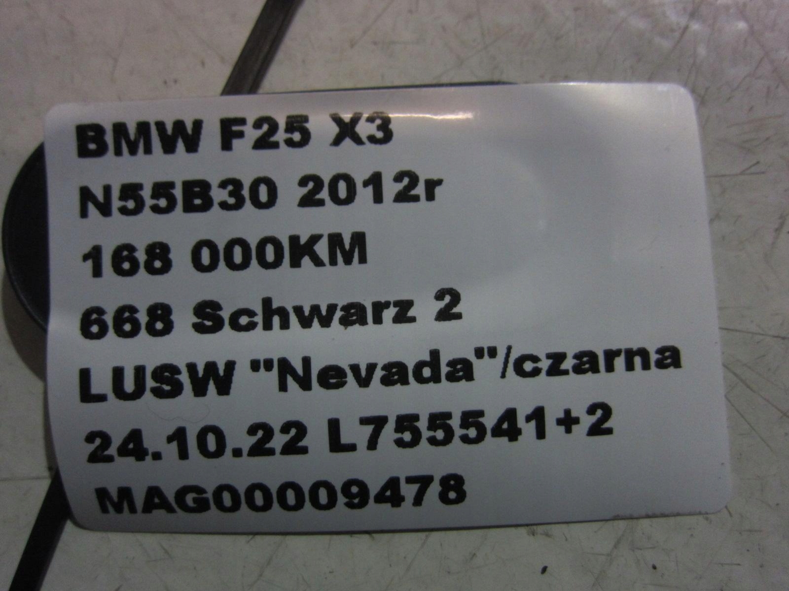 BMW X3 F25 N55 E70 console holder SPREZARKI 7585167