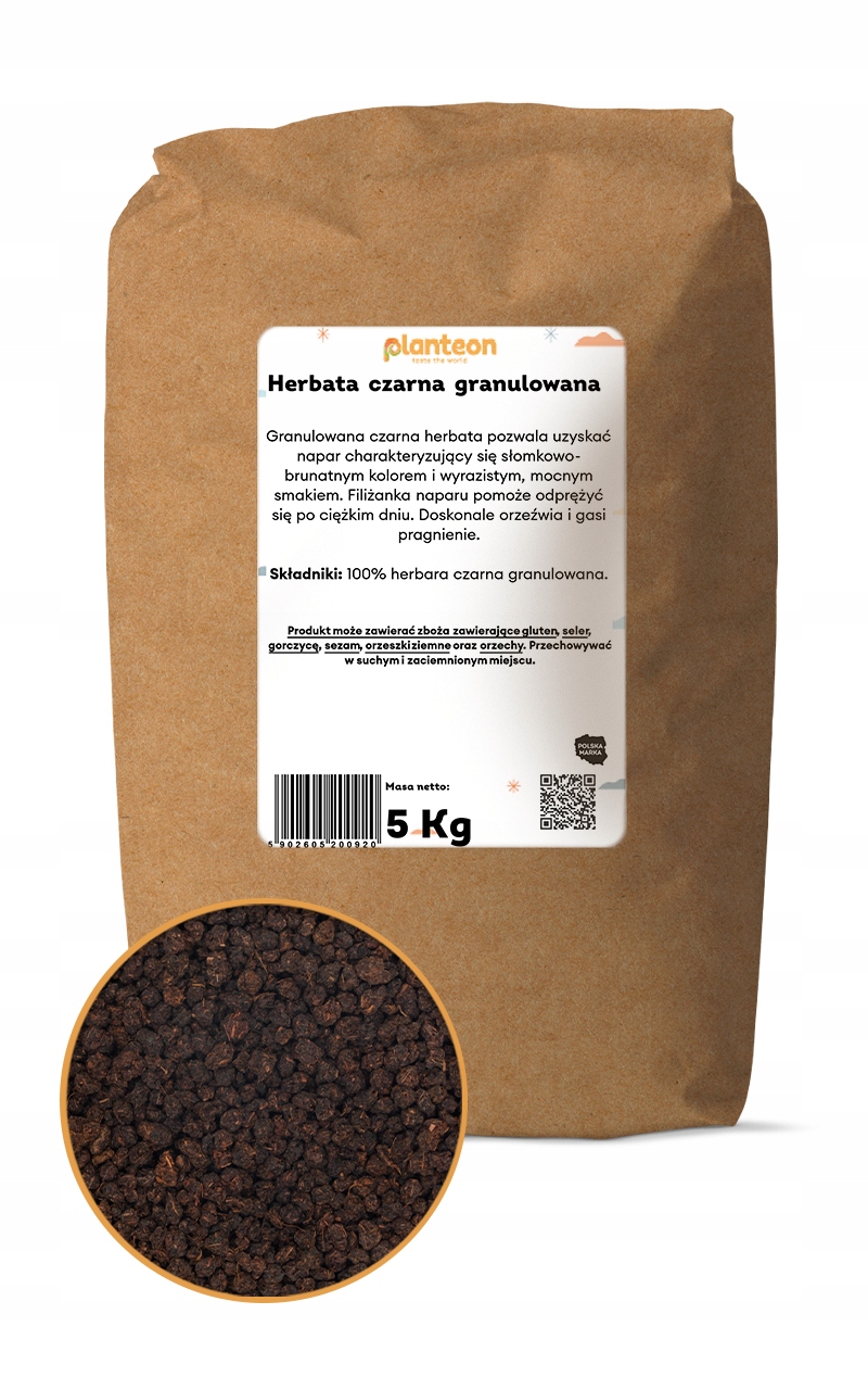 Čaj černý granulovaný 5 kg