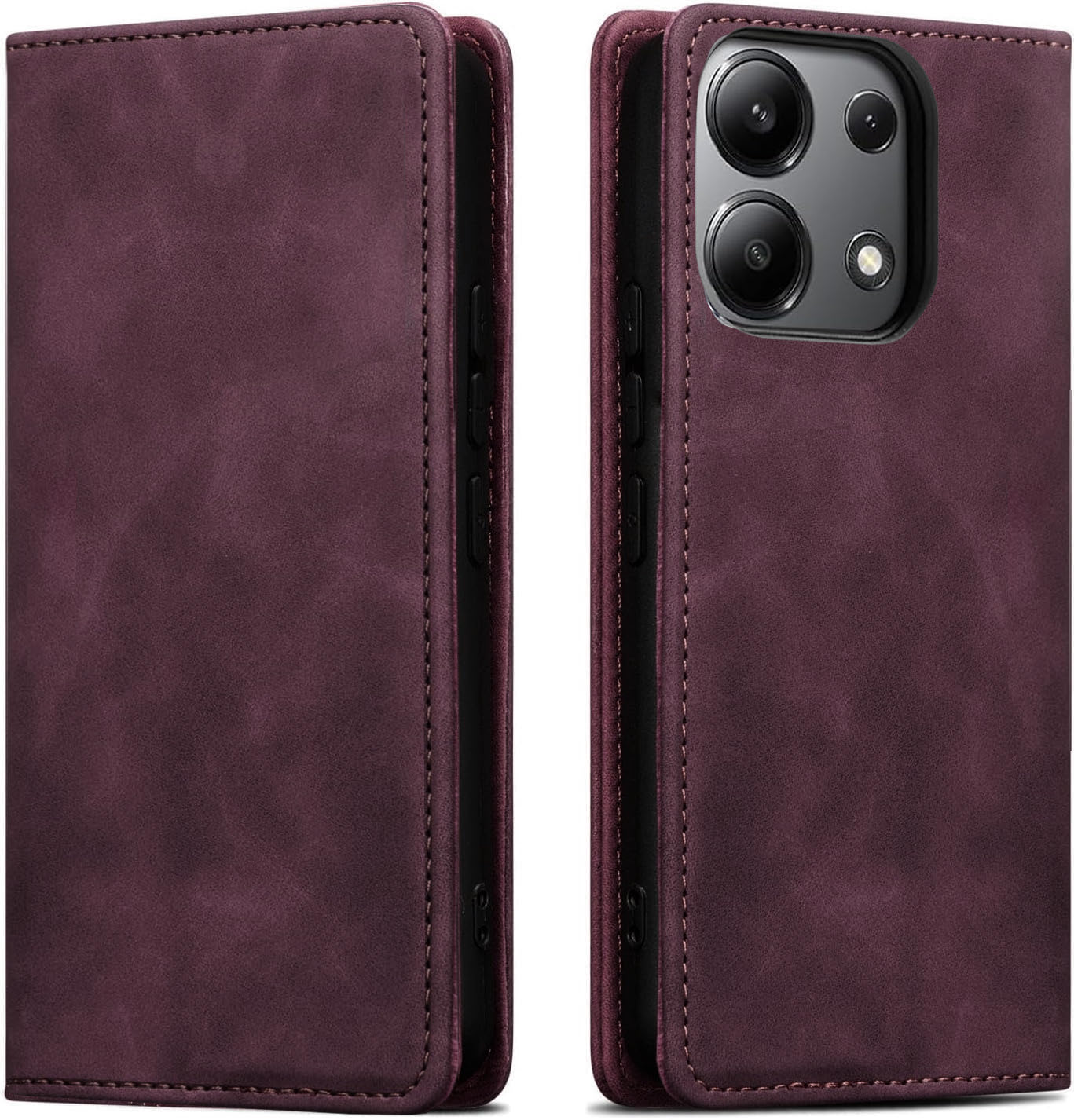 ETUI SKÓRZANE MAGNETYCZNE SHEEP SKIN DO XIAOMI REDMI NOTE 13 4G +SZKŁO Marka Nela-Styl