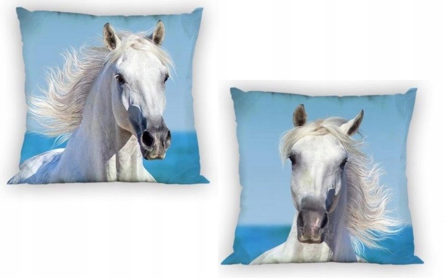 

Poduszka ozdobna Koń konik Siwek animals 40x40