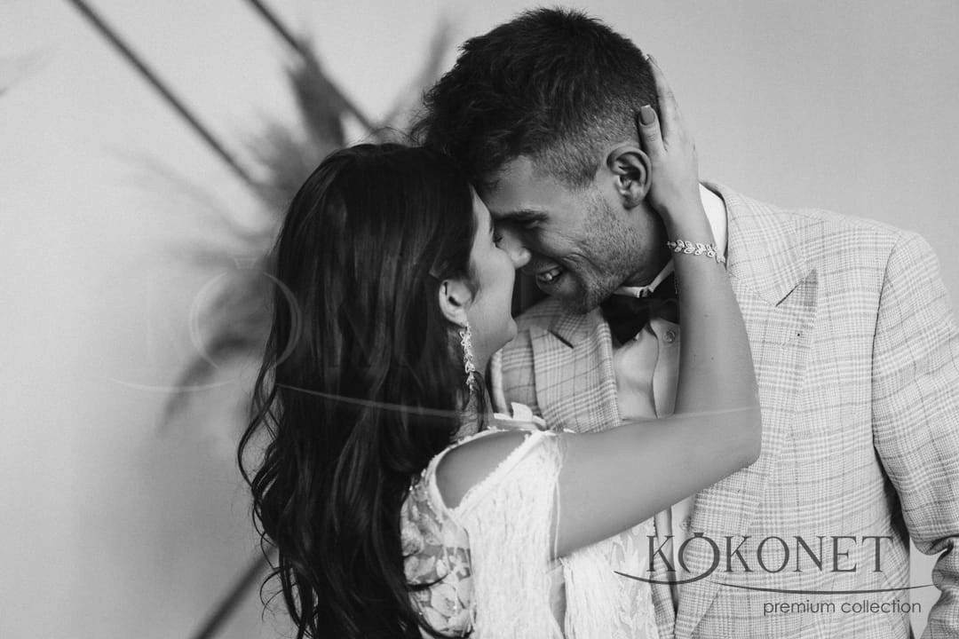 ELEGANCKI komplet biżuterii kolczyki bransoletka Marka Kokonet