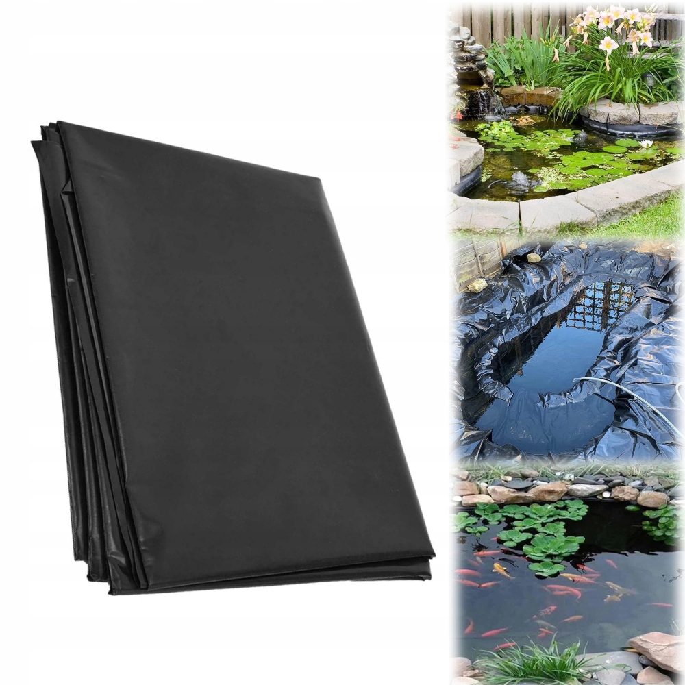 Fólie Do Jezírka Silná Černá Fólie Do Jezírek 6x3 m