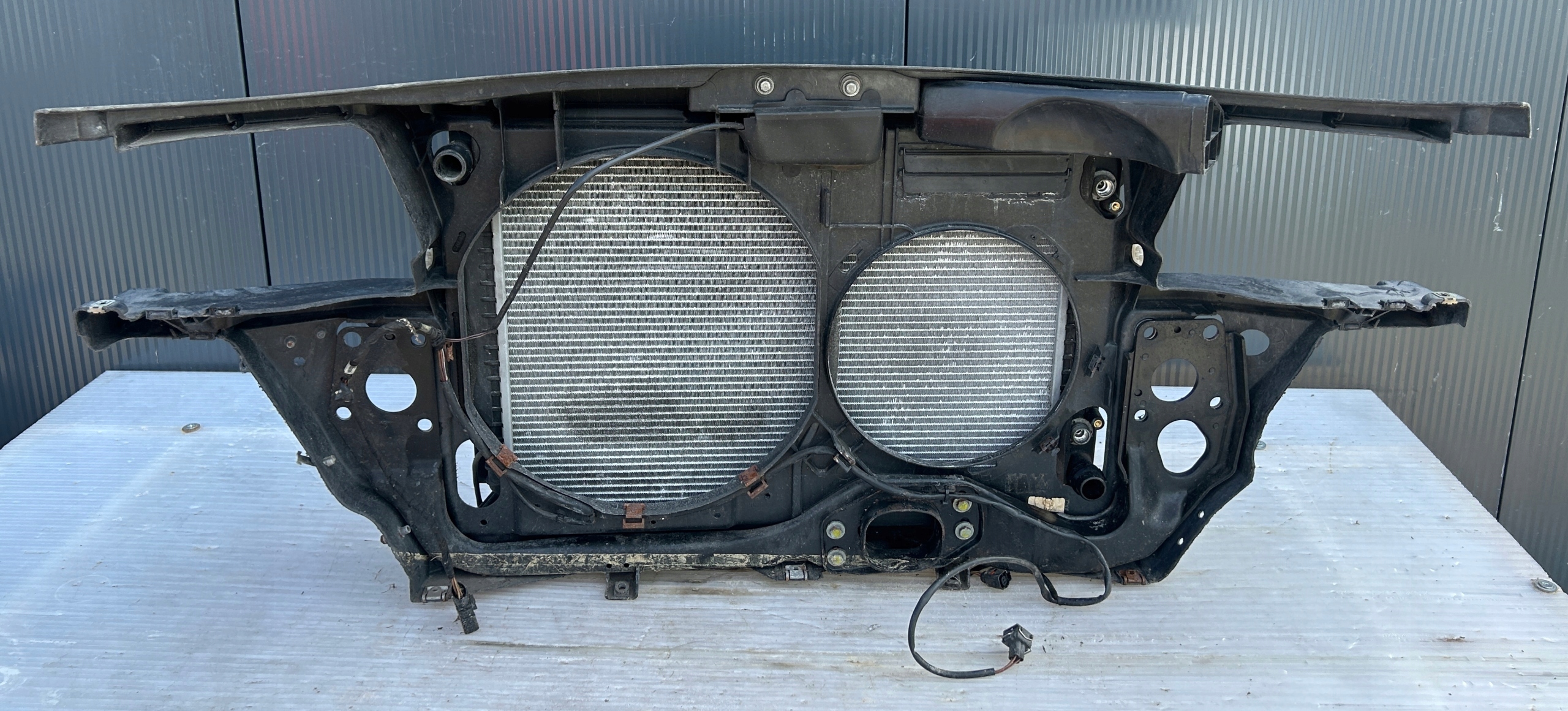 support panel for radiators radiator AUDI A6 C5 2.5 TDI
